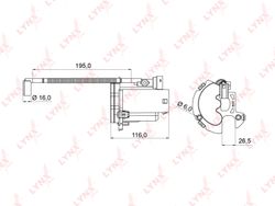 LF992M Фильтр топливный