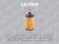 LO1900 Вставка фильтра масляного