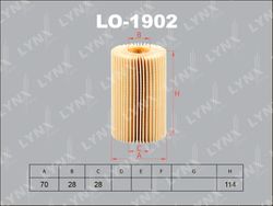 LO1902 Вставка фильтра масляного