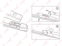 LR28K Щетка стеклоочистителя задняя