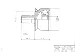 MA063 ШРУС внешний