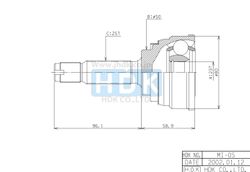 MI005 ШРУС внешний MI-05