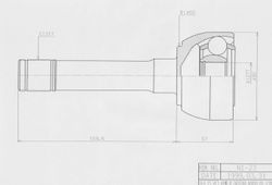 NI023 ШРУС внешний NI-23