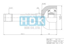 NI073 ШРУС внешний NI-73