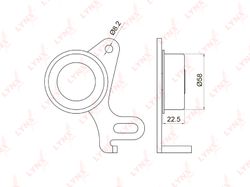 PB1031 Ролик натяжной ремня ГРМ
