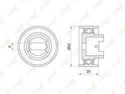 PB1042 Ролик натяжной ремня ГРМ