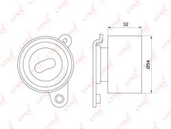 PB1118 Ролик натяжной ремня ГРМ