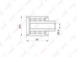 PB3031 Ролик обводной ремня ГРМ
