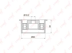 PB3032 Ролик обводной ремня ГРМ