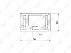 PB3036 Ролик обводной ремня ГРМ