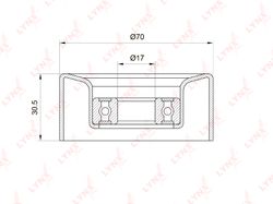 PB5003 Ролик натяжной приводного ремня