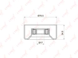 PB5004 Ролик натяжной приводного ремня