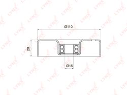 PB5009 Ролик натяжной приводного ремня