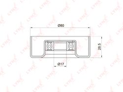 PB5010 Ролик натяжной приводного ремня