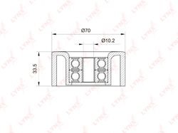 PB5013 Ролик обводной навесного оборудования