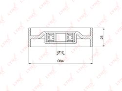 PB5015 Ролик натяжной приводного ремня