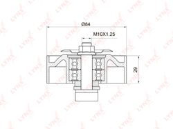 PB5020 Ролик натяжной приводного ремня