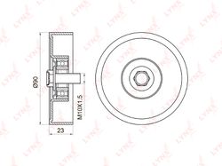 PB5027 Ролик натяжной приводного ремня