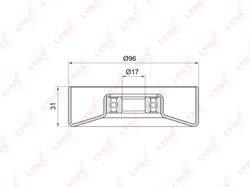 PB5030 Ролик натяжной приводного ремня