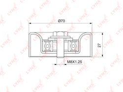 PB5271 Ролик натяжной приводного ремня
