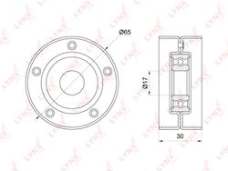 PB5275 Ролик натяжной приводного ремня