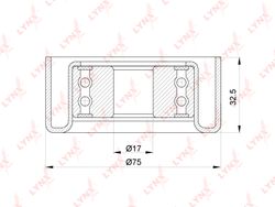PB5318 Ролик натяжной приводного ремня
