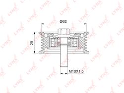 PB7063 Ролик натяжной приводного ремня