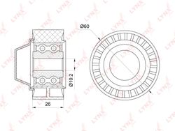 PB7119 Ролик обводной приводного ремня