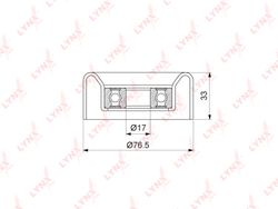 PB7191 Ролик обводной приводного ремня