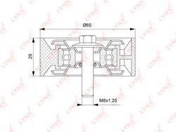 PB7212 Ролик обводной навесного оборудования
