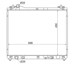 SZJ20A1216 Радиатор охлаждения двигателя