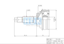 TO009 ШРУС внешний TO-09