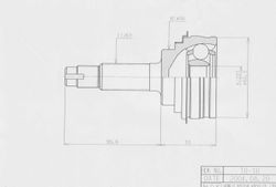 TO010 ШРУС внешний TO-10