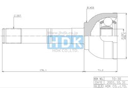 TO030 Шрус наружний 24x59x30