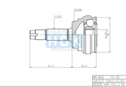 TOE035 ШРУС внешний ECO-series