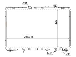 TYSXV101226 Радиатор охлаждения двигателя