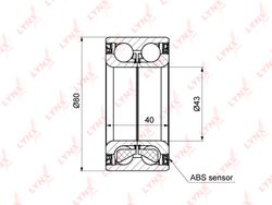 WB1349 Подшипник ступичный | перед прав/лев |